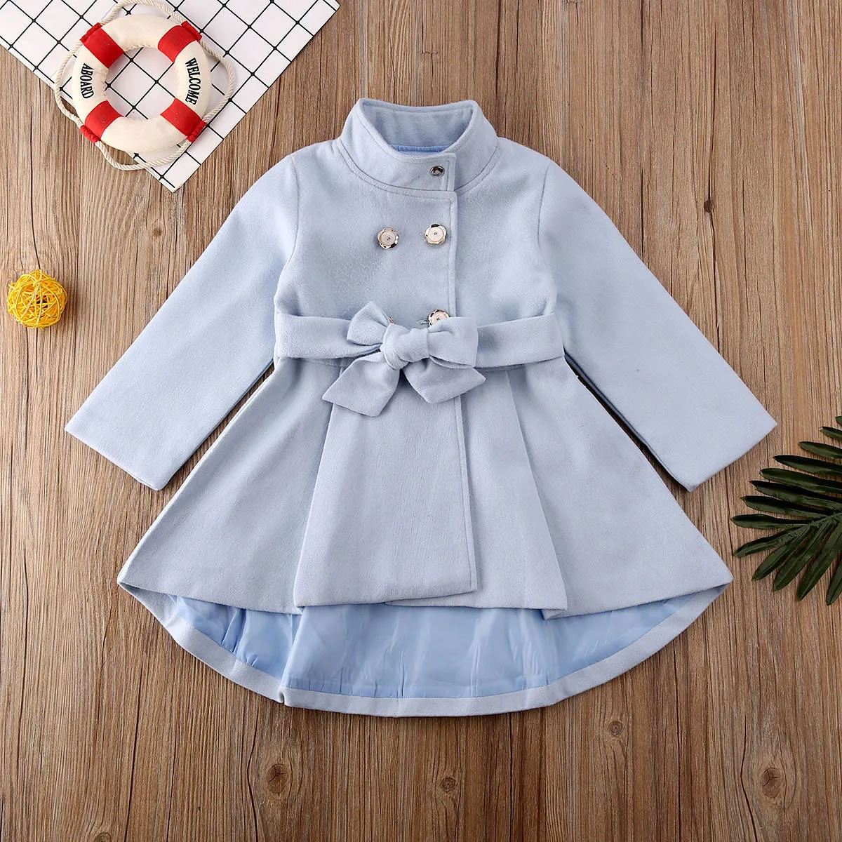 BABY BLUE ROYAL PEACOAT