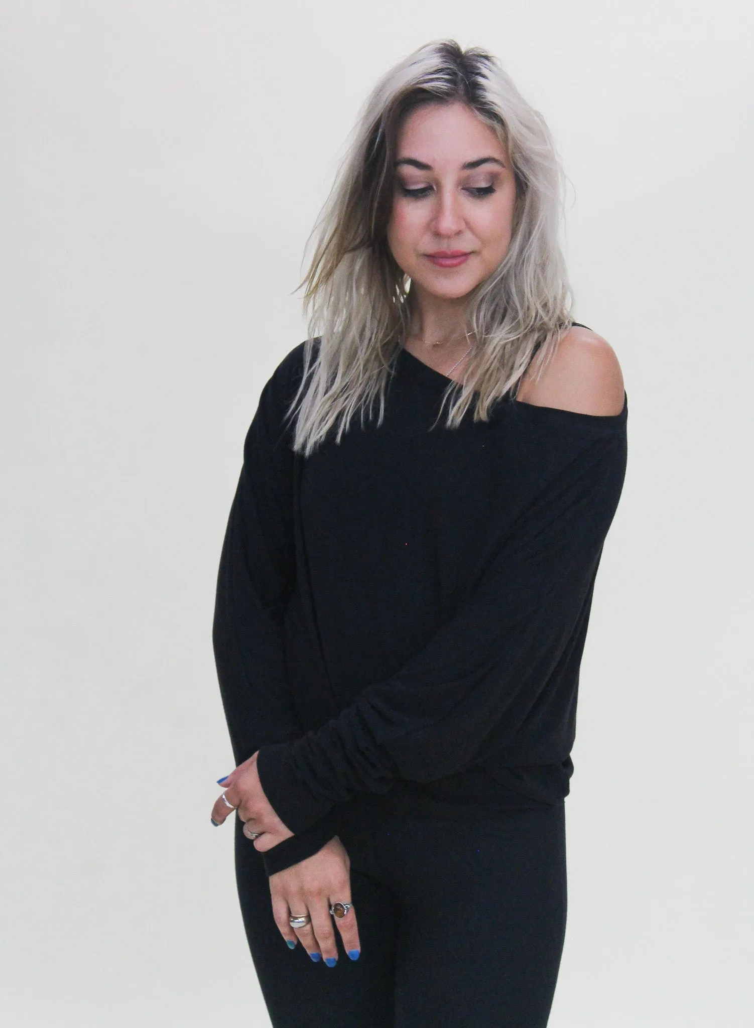 'Black' Kristina Crop