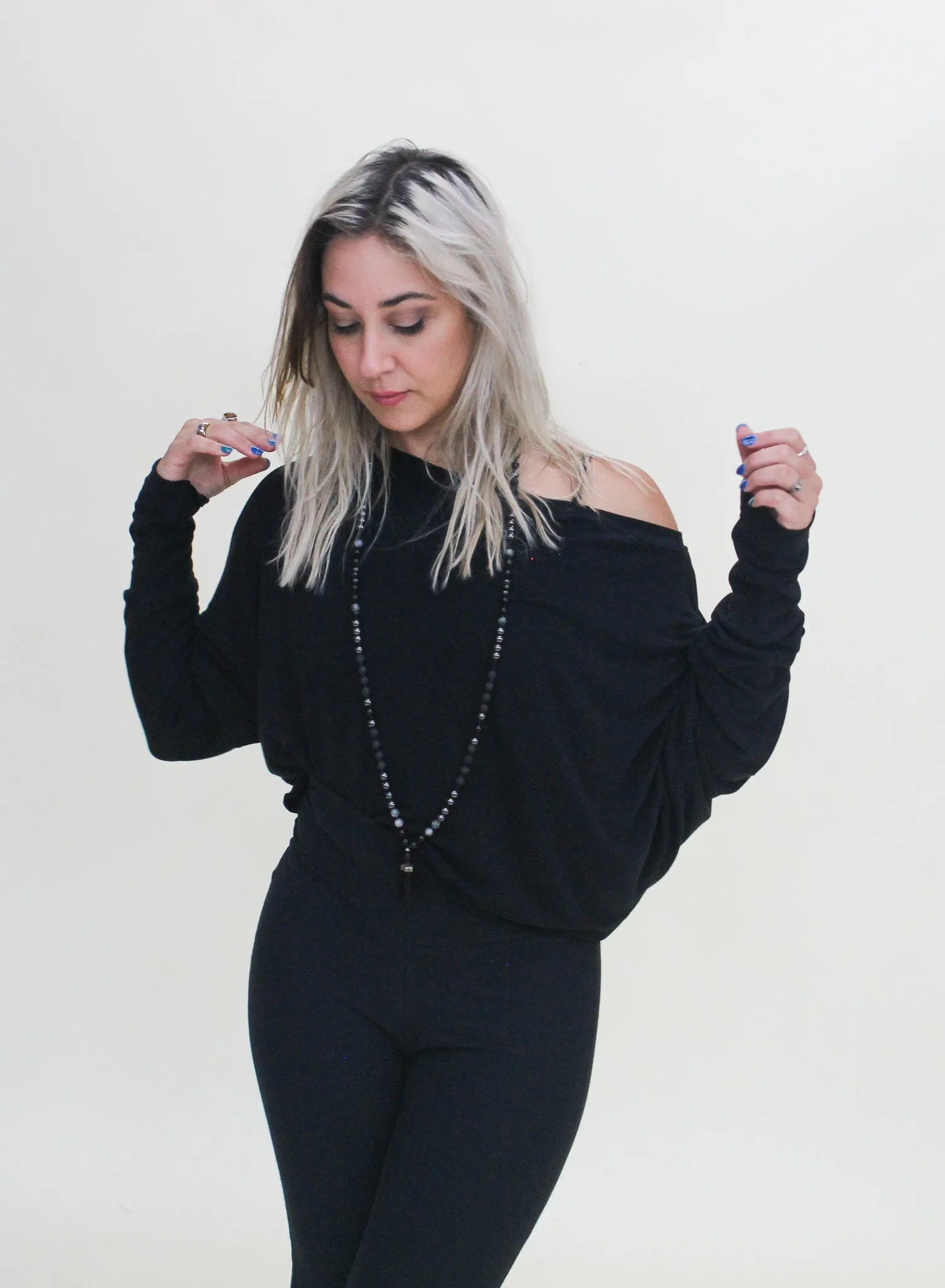 'Black' Kristina Crop