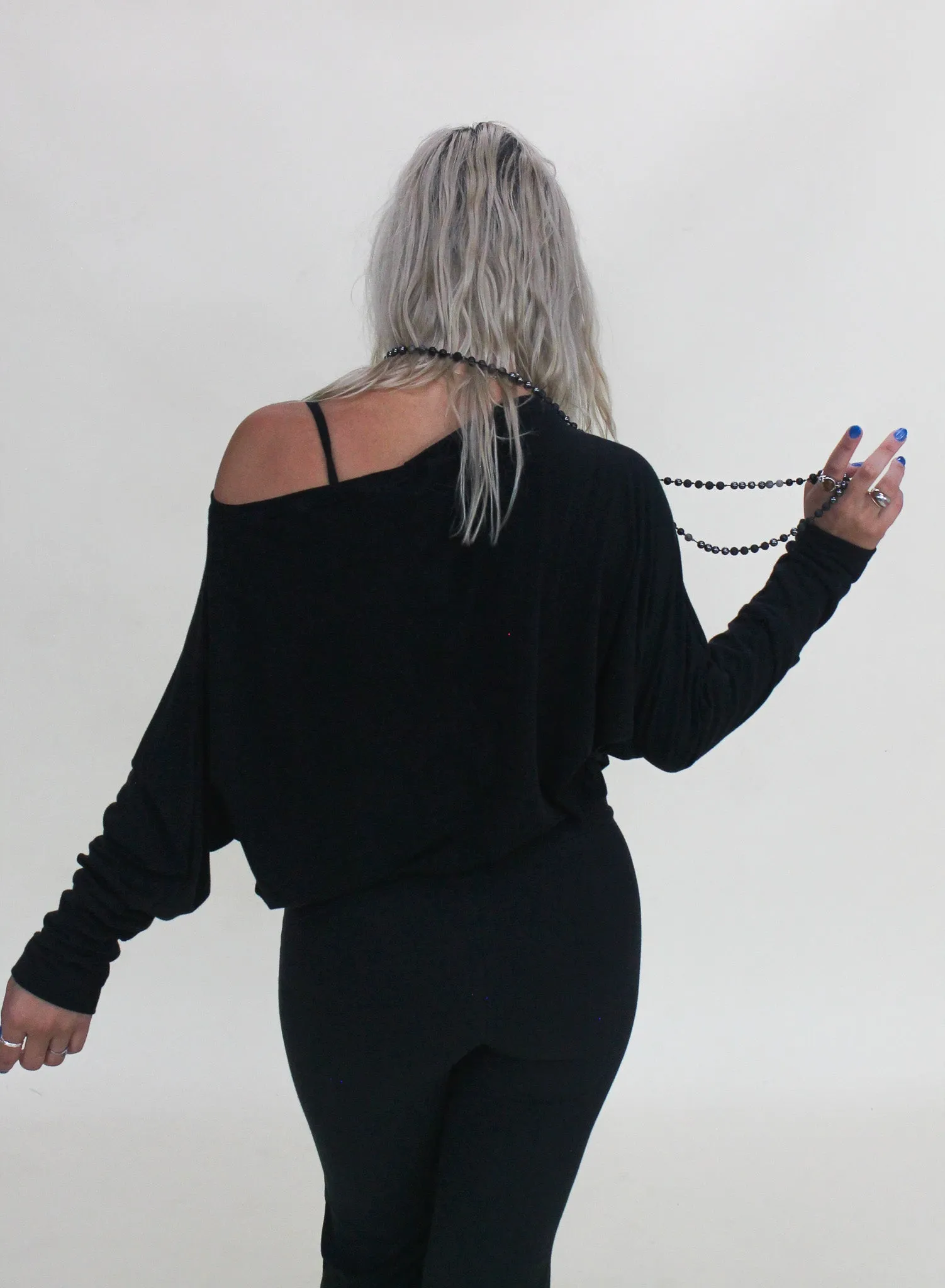 'Black' Kristina Crop
