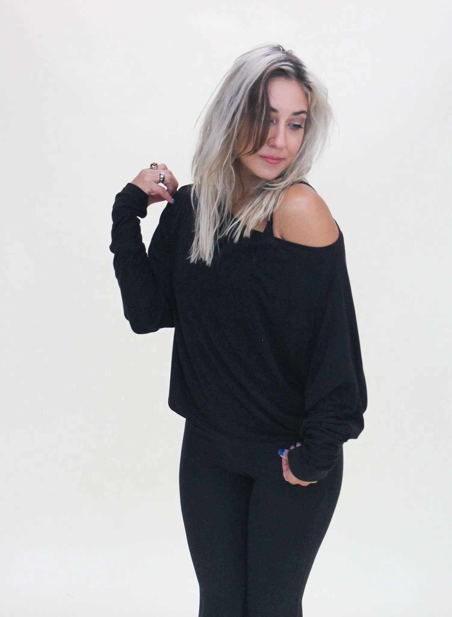 'Black' Kristina Crop
