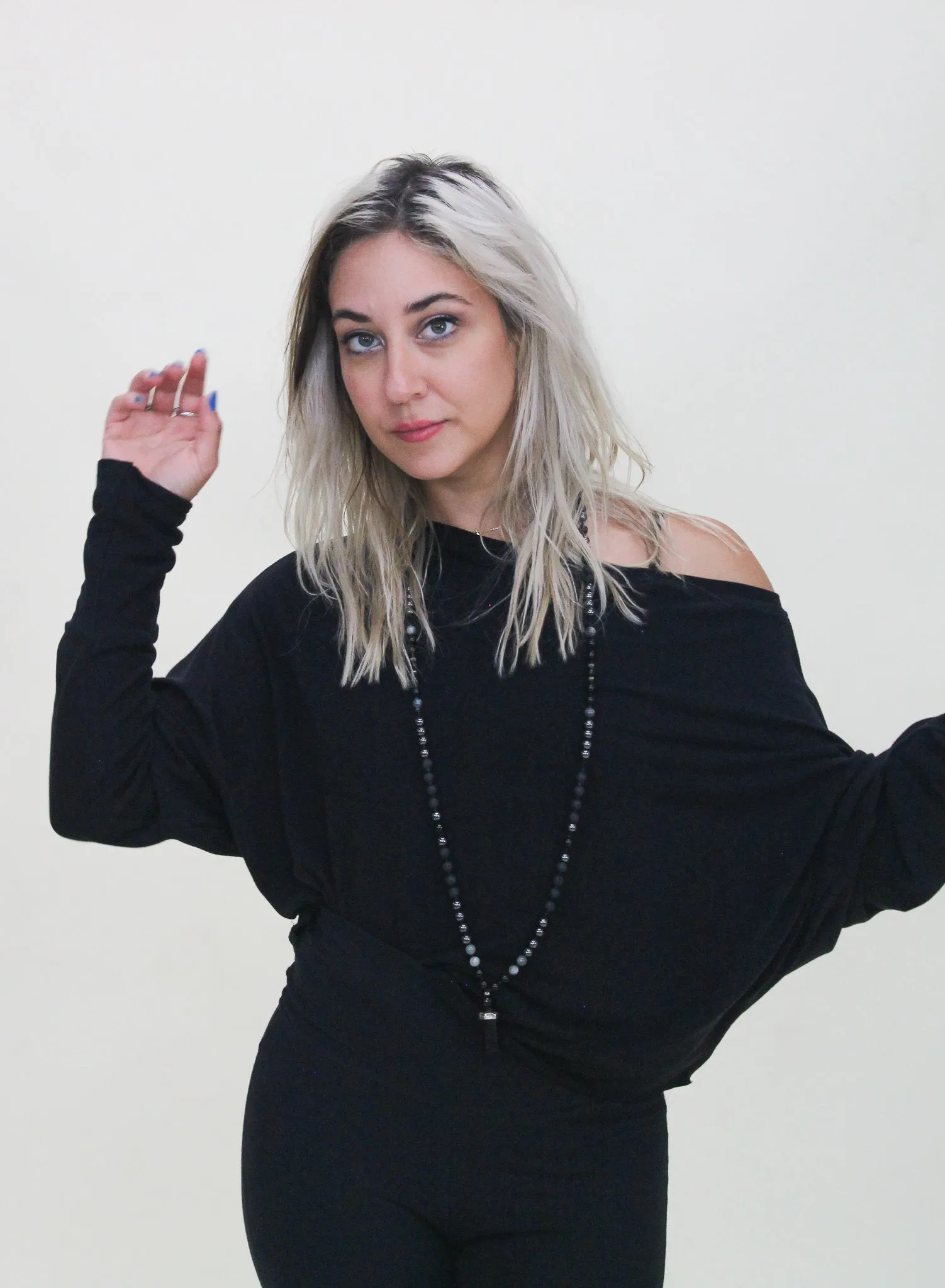 'Black' Kristina Crop