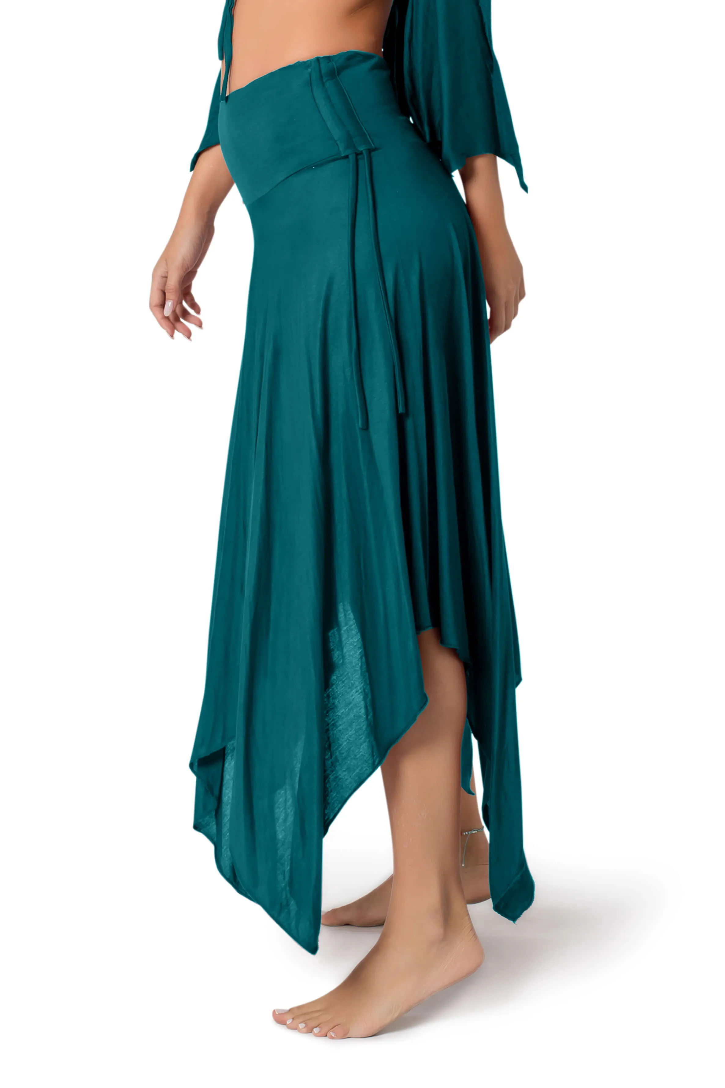 ETHNIC DANCE MIDI BOHO SKIRT