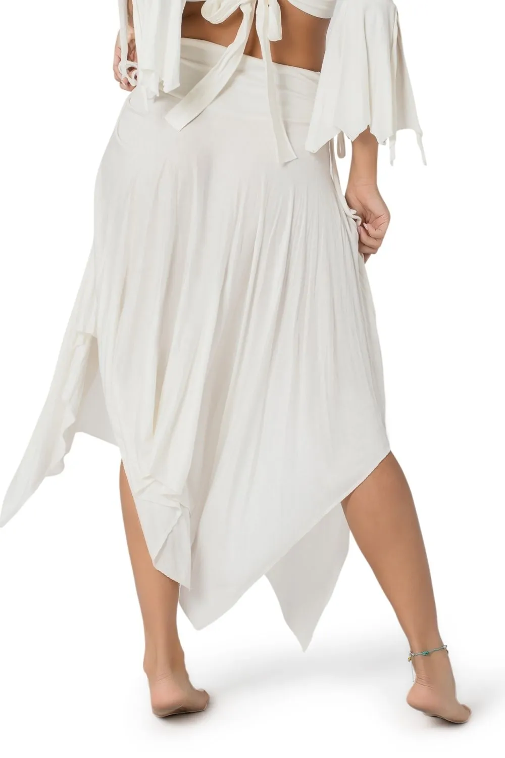 ETHNIC DANCE MIDI BOHO SKIRT