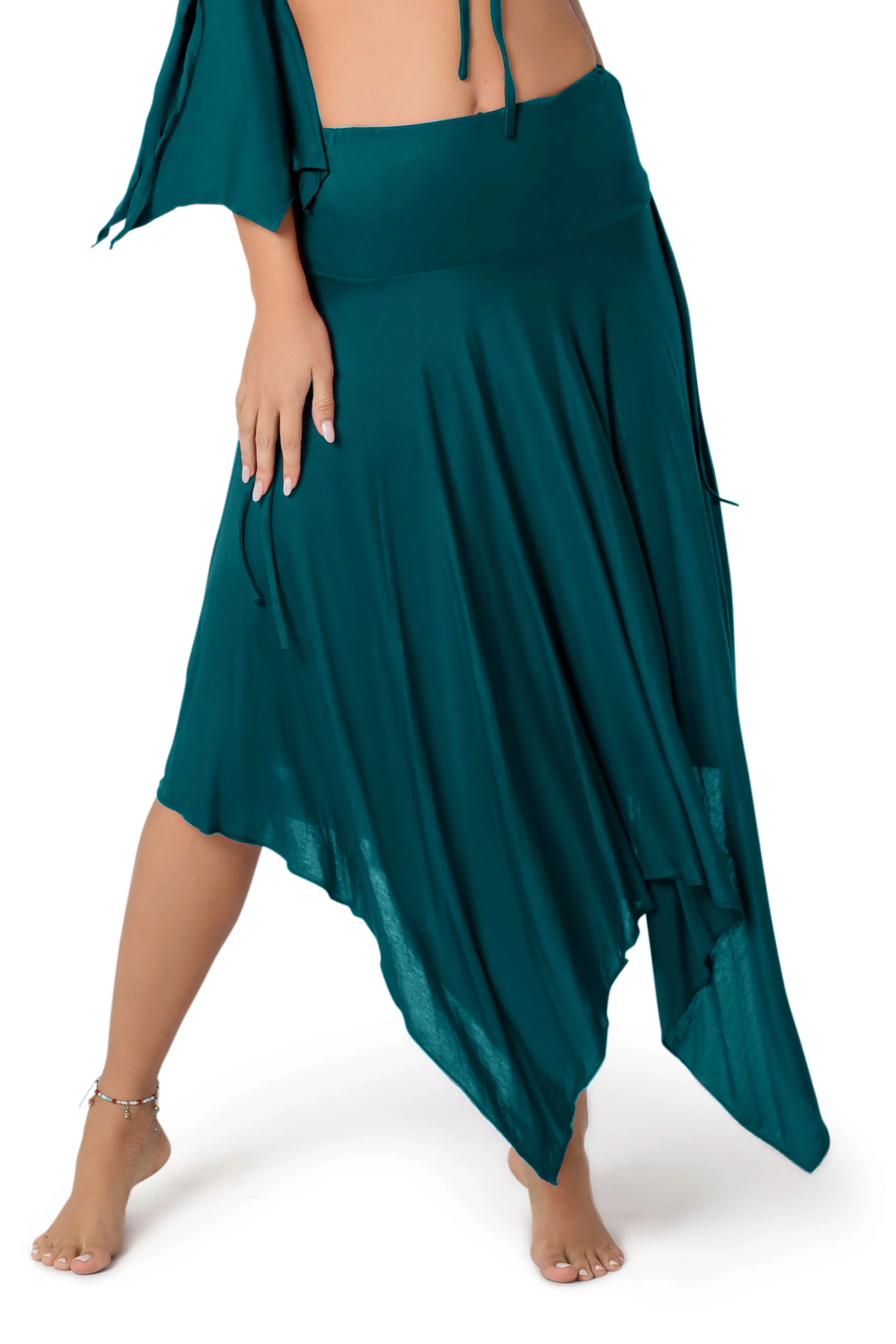 ETHNIC DANCE MIDI BOHO SKIRT