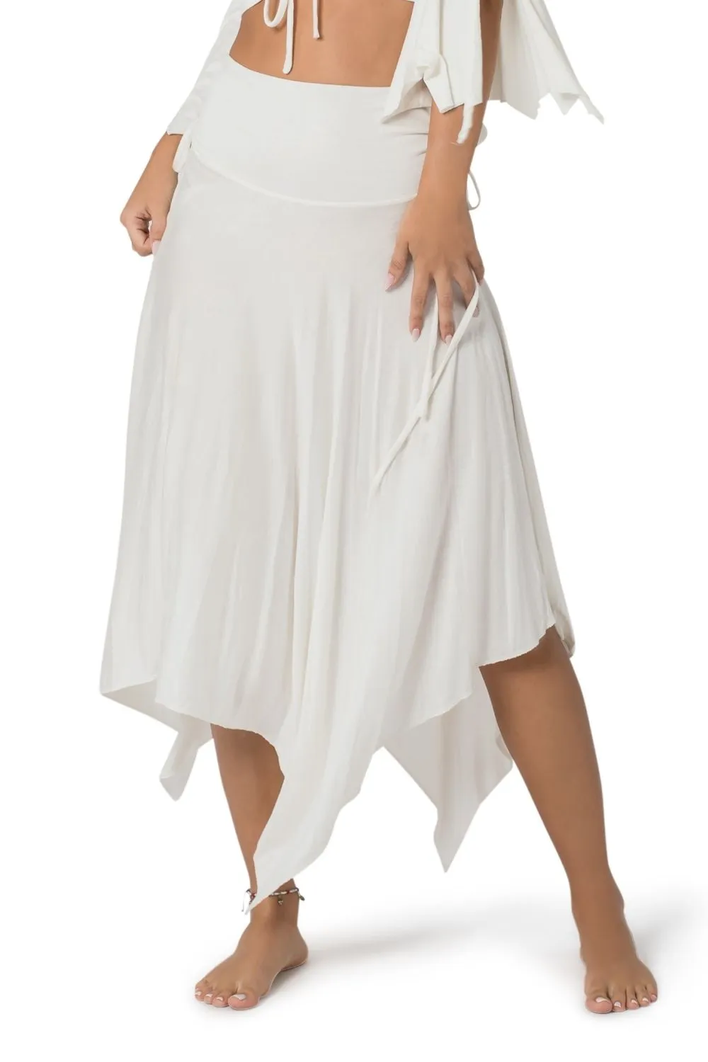 ETHNIC DANCE MIDI BOHO SKIRT