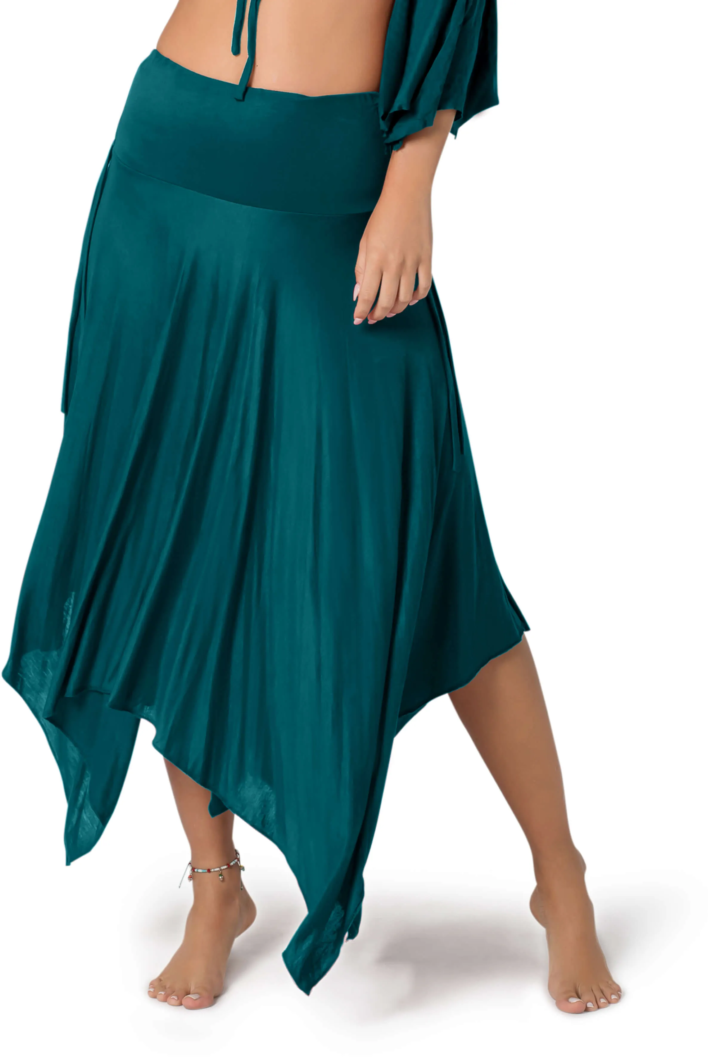ETHNIC DANCE MIDI BOHO SKIRT