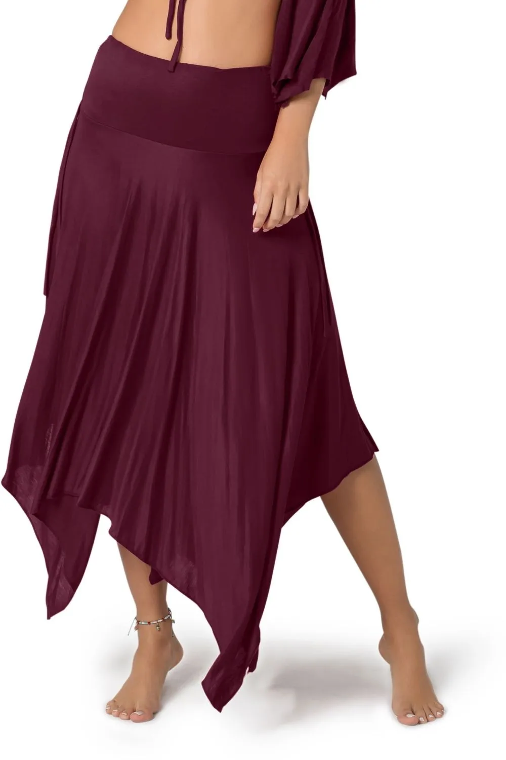 ETHNIC DANCE MIDI BOHO SKIRT