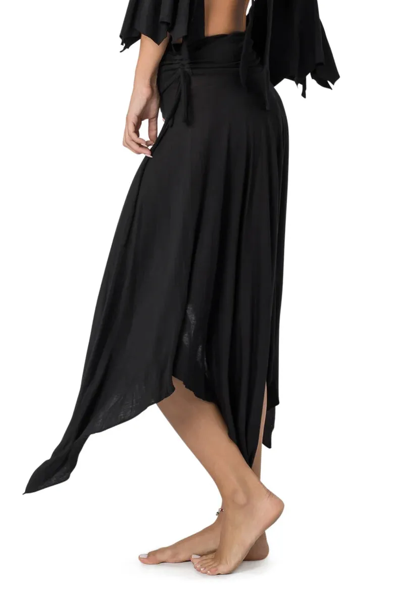ETHNIC DANCE MIDI BOHO SKIRT