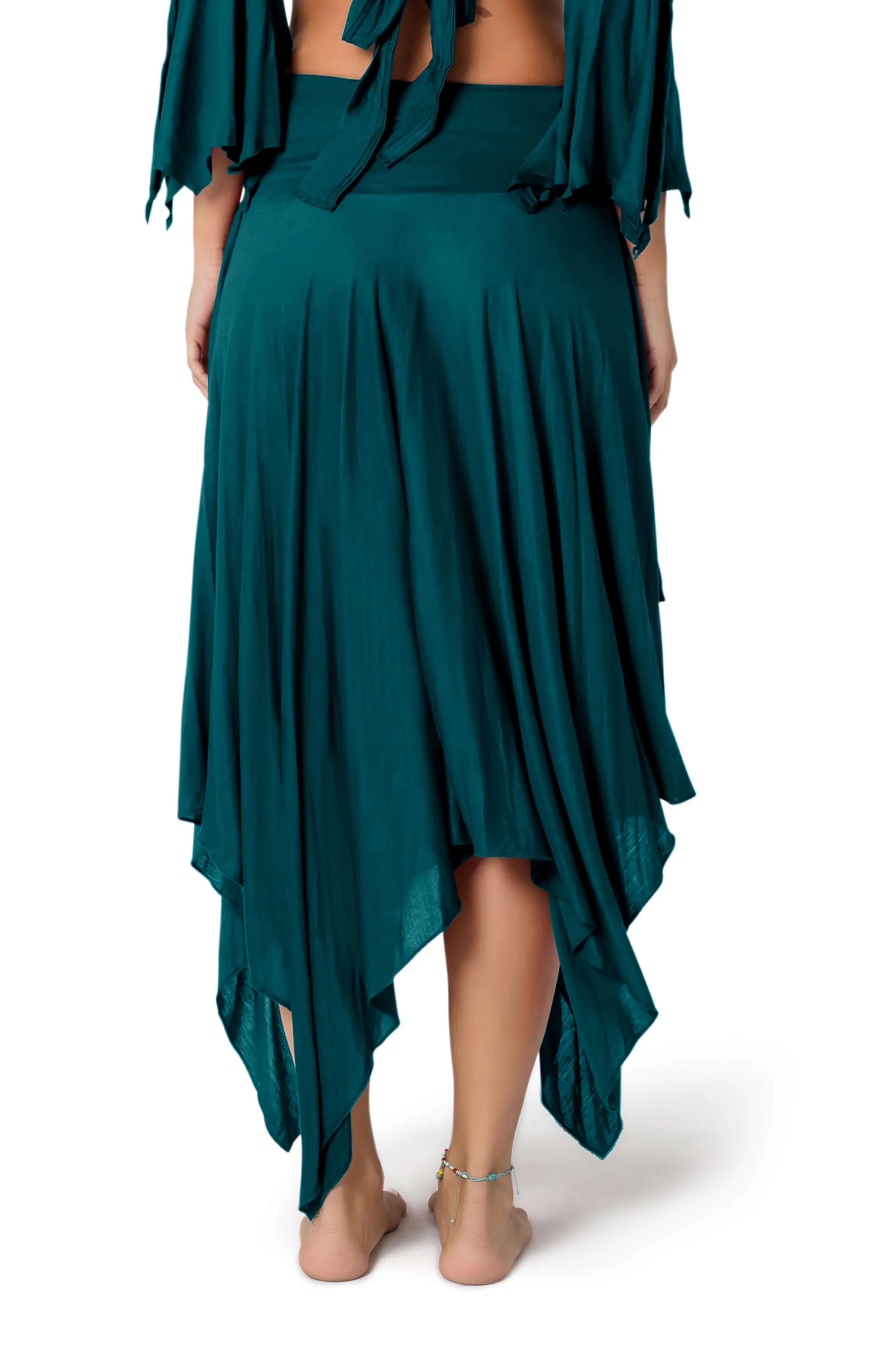 ETHNIC DANCE MIDI BOHO SKIRT