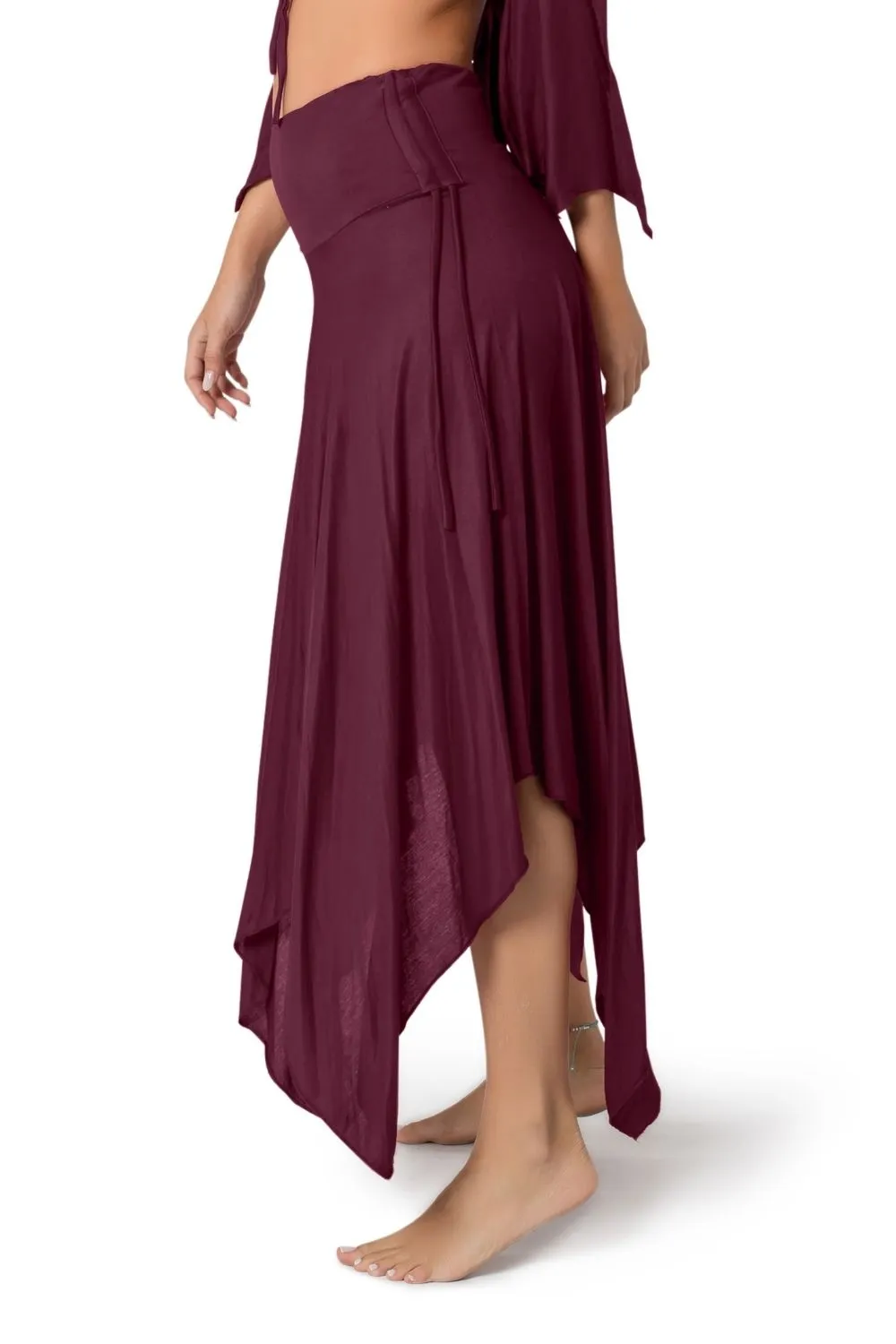 ETHNIC DANCE MIDI BOHO SKIRT