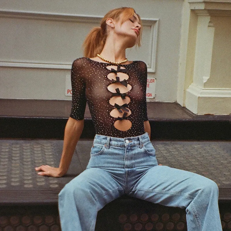 Fashionkova Reya See-Through Bodysuit