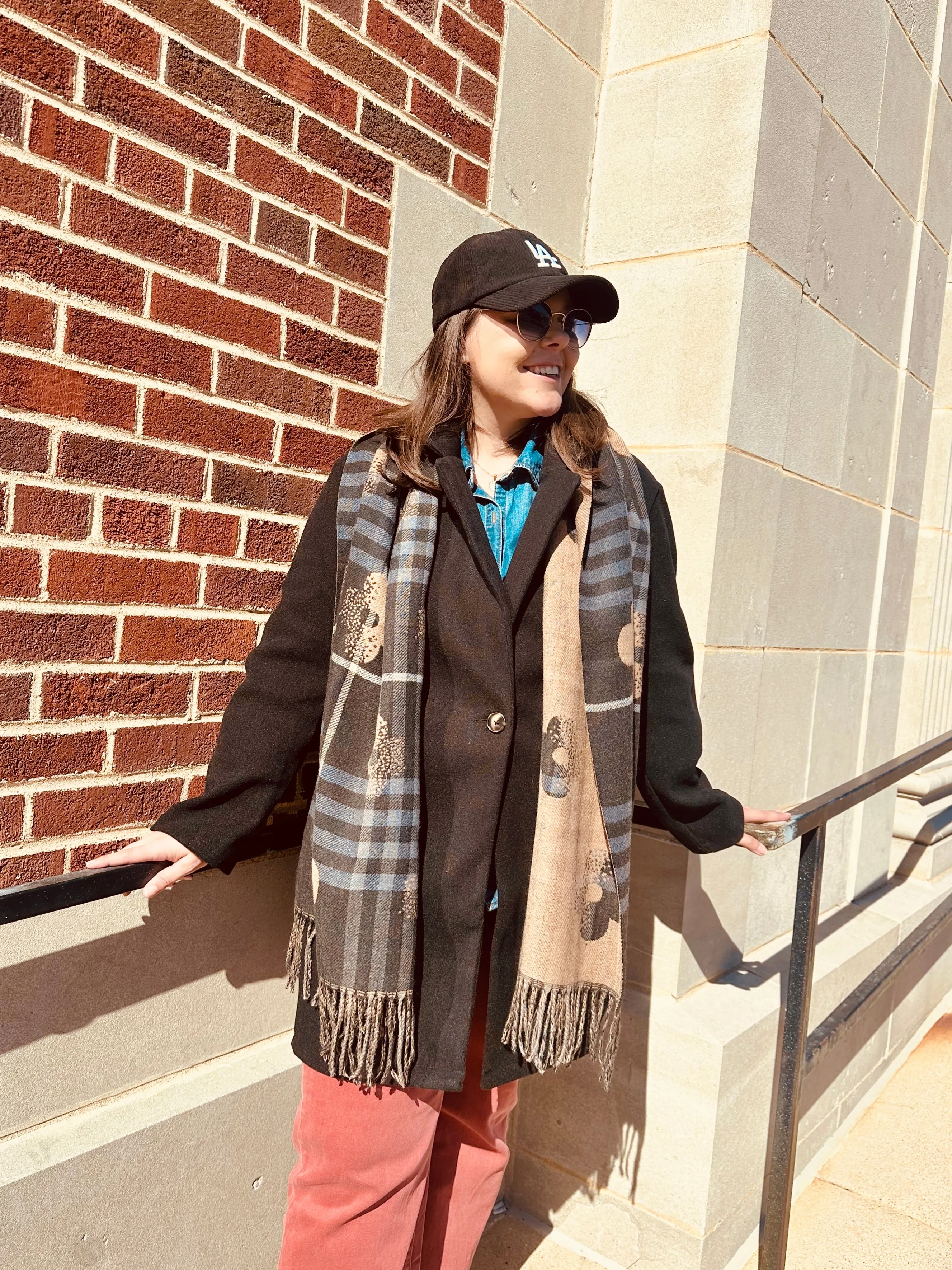 Isabella Single Button Peacoat- Black