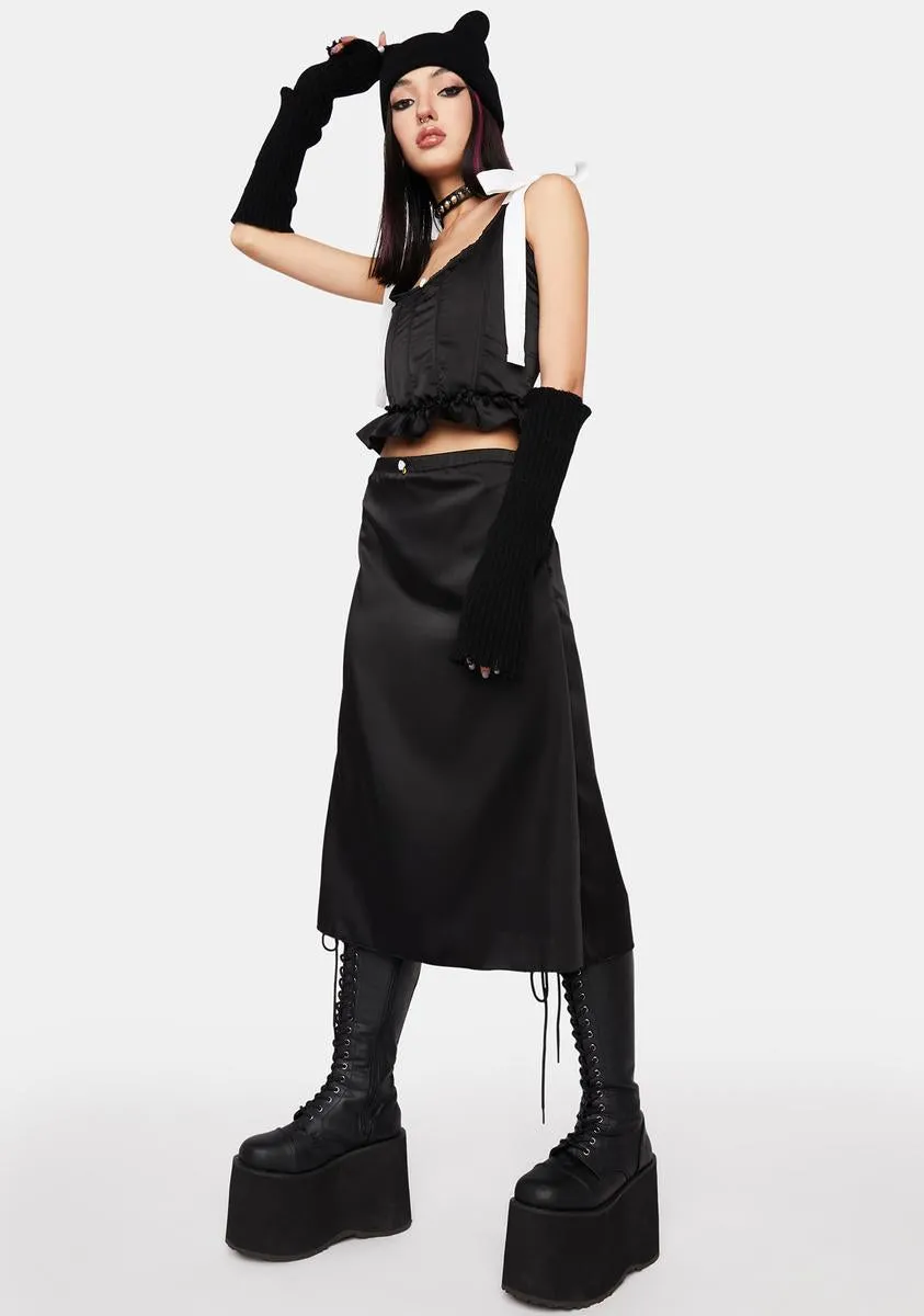 Lara Rose Midi Skirt