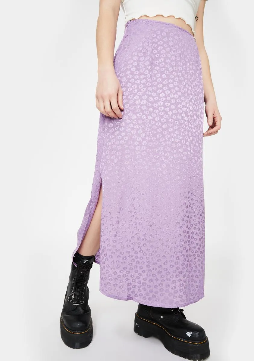 Lavender Tindra Midi Skirt