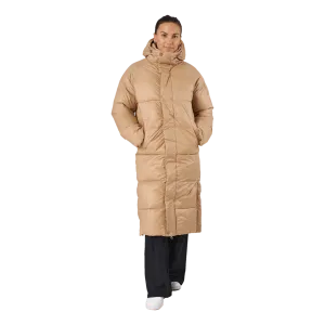 Loose Hood Coat Camel Brown