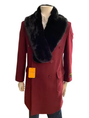 Mens Long Peacoat - Long Peacoat
