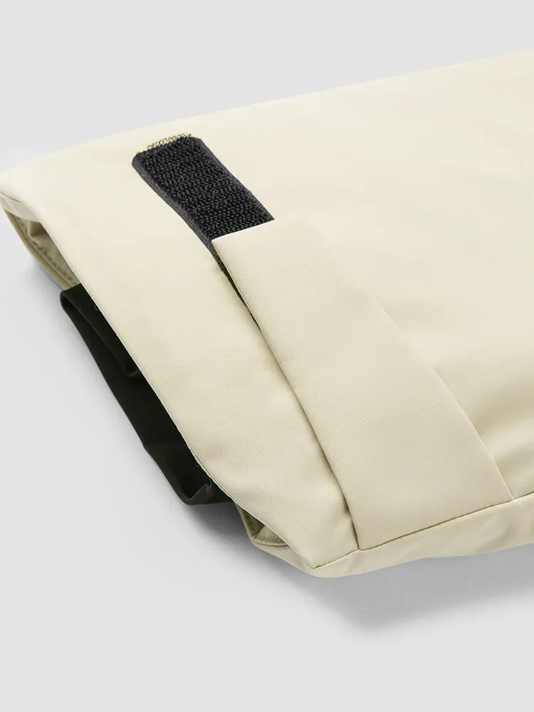 Men's morning gray mid-length thick cotton coat