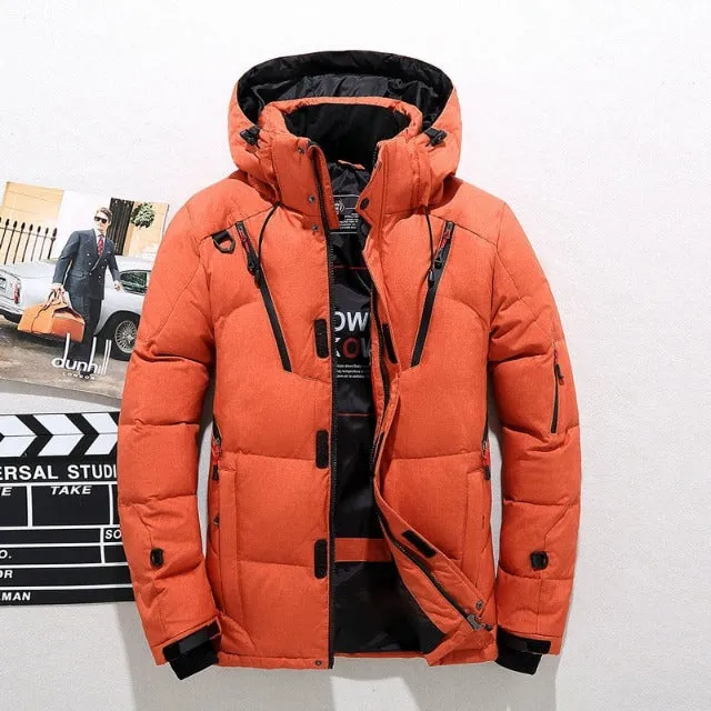 Men's White Duck Down Jacket Men