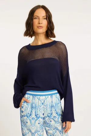 Mira Peacoat Navy Sweater
