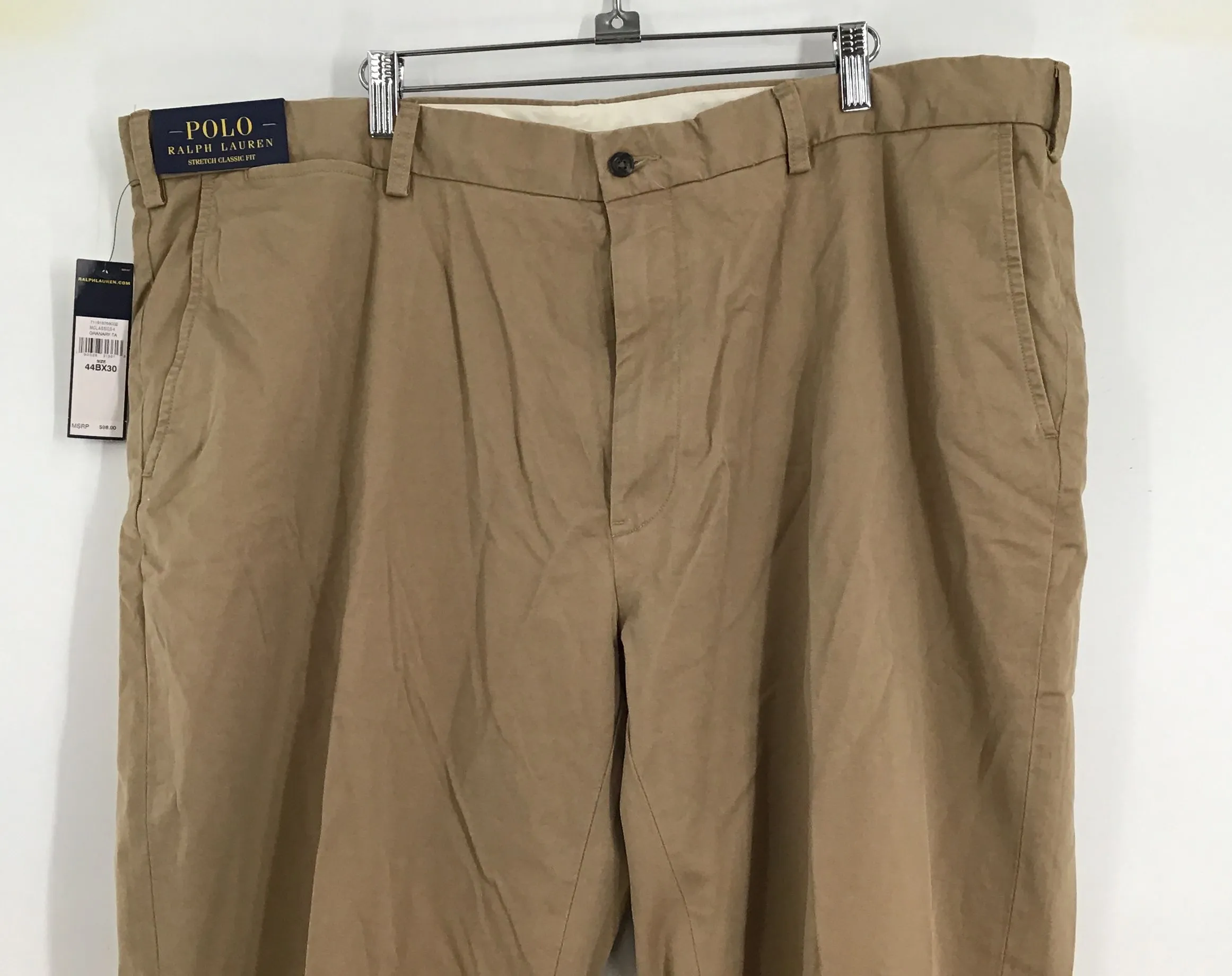 NWT Polo Ralph Lauren Women's Granary Stretch Classic Fit Chino Pants- Sz 44BX30