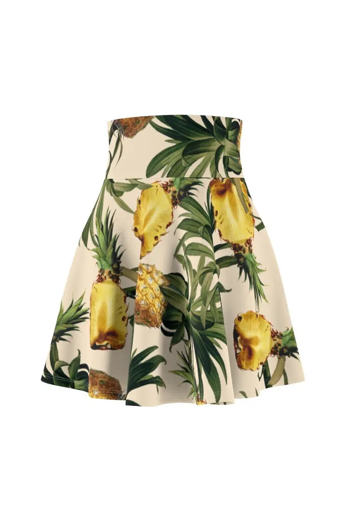 Pineapple Paradise Women's Skater Skirt