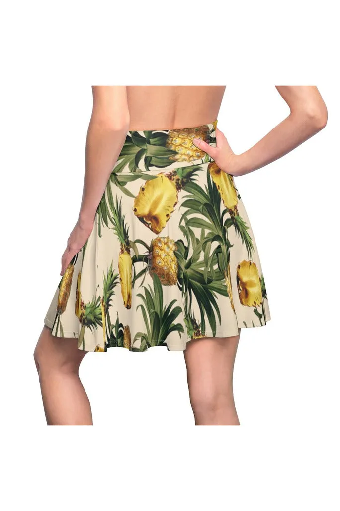 Pineapple Paradise Women's Skater Skirt