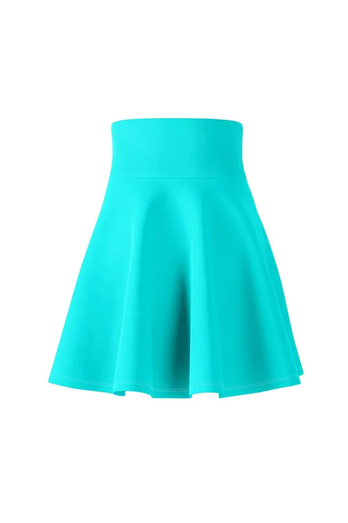 Robin's Egg Blue Women's Skater Skirt