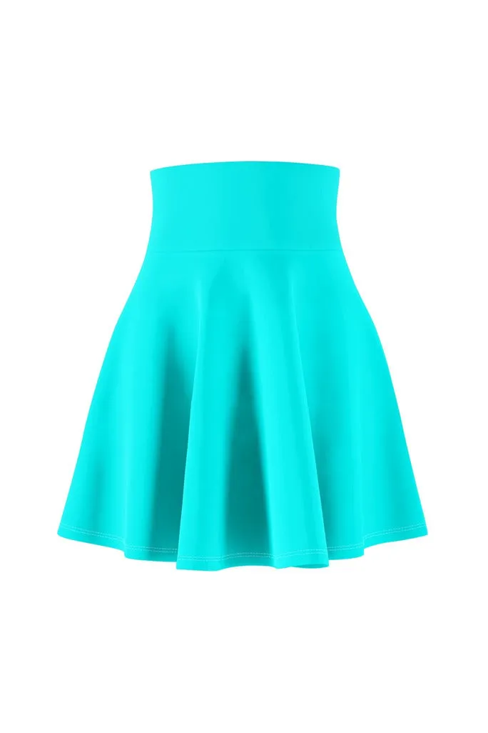 Robin's Egg Blue Women's Skater Skirt