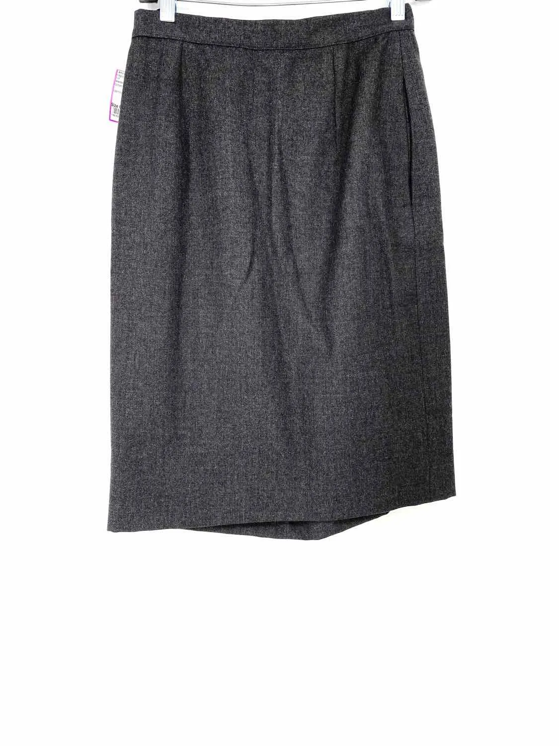 Valentino Women's Gray Midi Size 6 Skirt