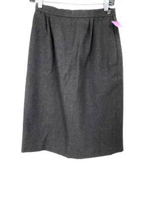 Valentino Women's Gray Midi Size 6 Skirt